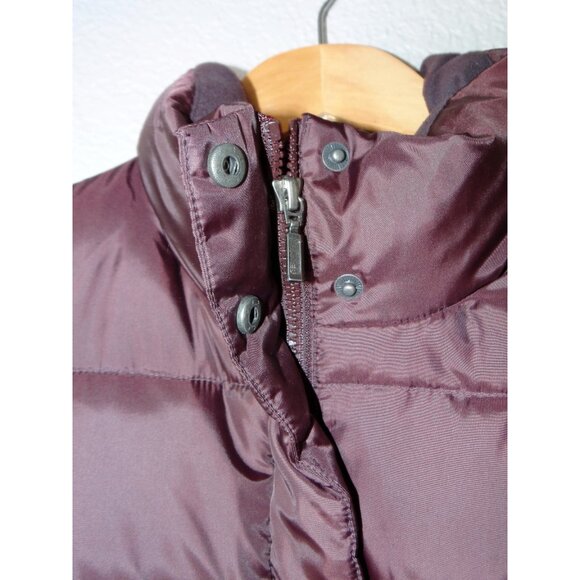 Eddie Bauer Classic Down Vest Women's Dark Purple Size XS Goose Down NWT NEW - Picture 2 of 12